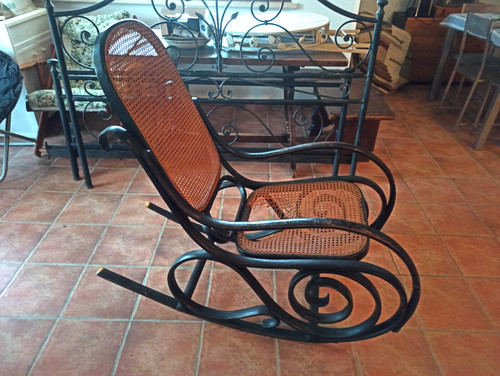 Sedia dondolo vintage - sedia,